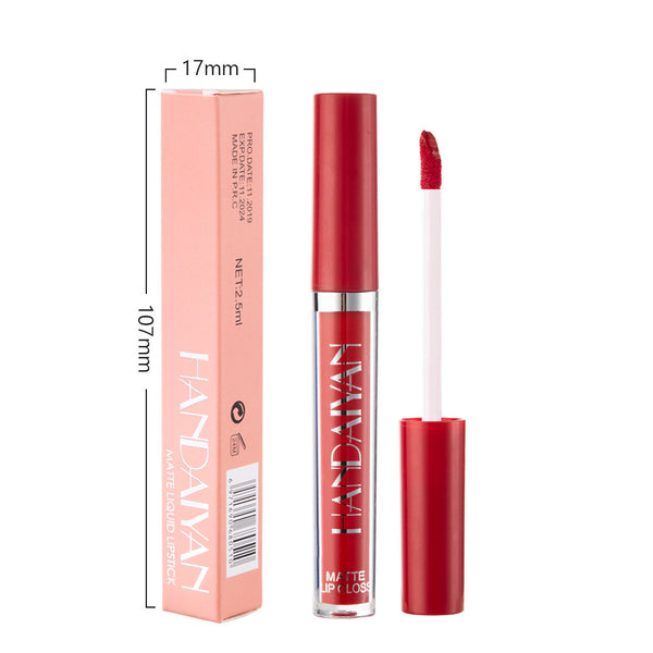 💄 Matte Non-Stick Cup Lip Gloss – Red Shade

