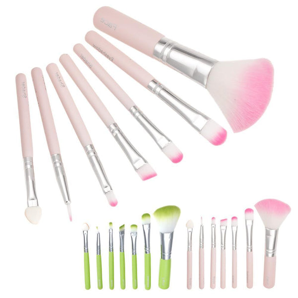 Soft synthetic makeup brush bristles

